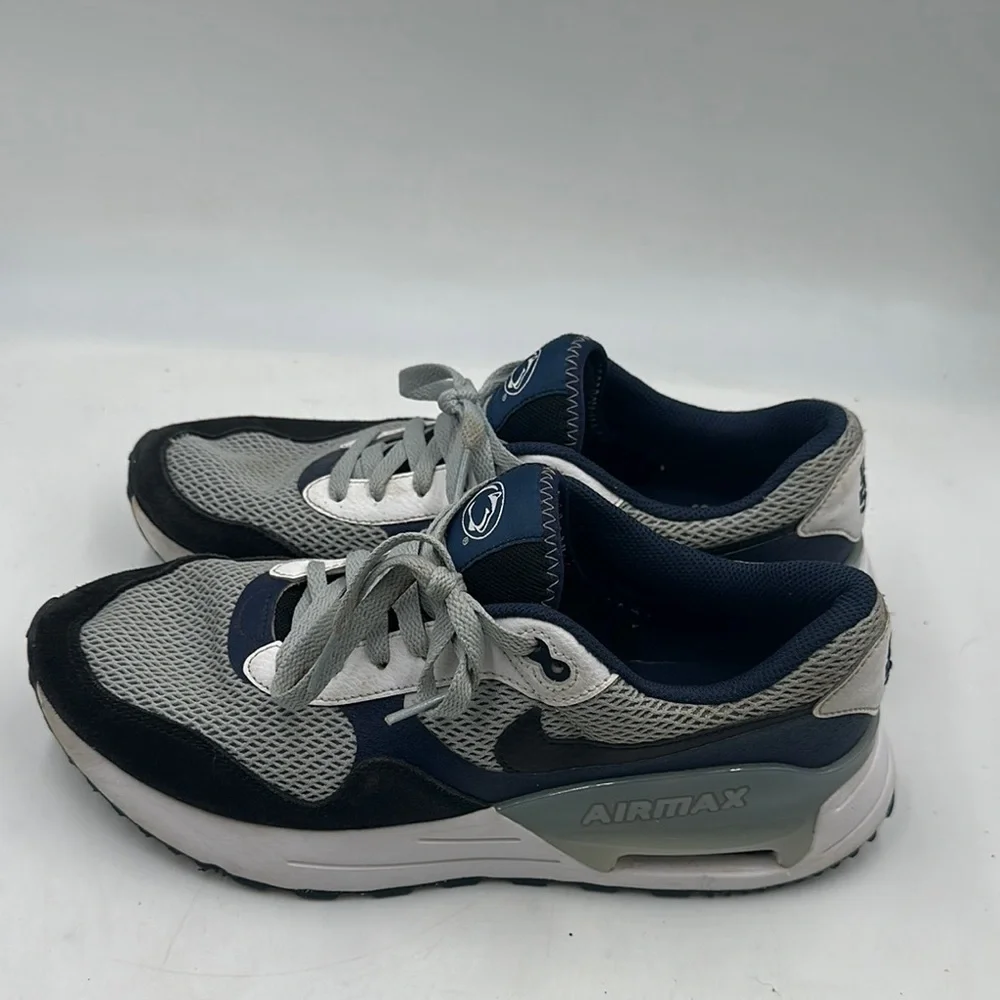 Nike Air Max SYSTM Penn State Nittany Lions Shoes Mens Sz 9 PSU Blue DZ7746-001